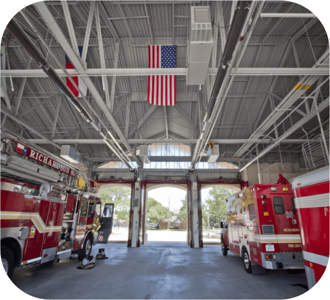 Fire house gas safety systems for kitchens | apparatus bay gas detection